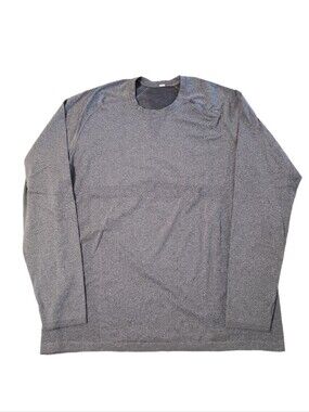 Lululemon Men's Gray Metal Vent Tech Long Sleeve Shirt XXL